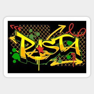 Rasta Graffiti Sticker